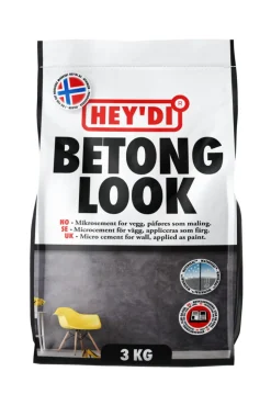Best Hey'di Mikrosement Betonglook 3 kg lava Lava S 7500-N (fargeforskjeller kan forekomme)