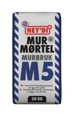 Discount Hey'di Mur- og pussmørtel M5 20 kg