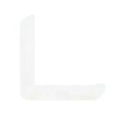 Clearance Hornbaek Hjørnelist plast hvit – 31 x 31 x 3000 mm