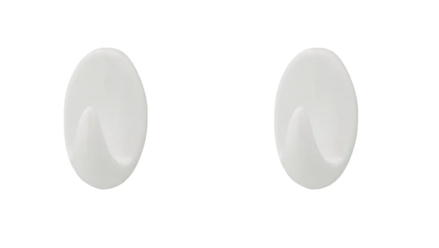 Hot Target Håndklekrok oval plast large 2 stk. -