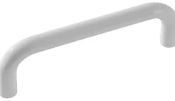Online Home it Håndtak U-form plast 96 mm - 2 stk. hvit