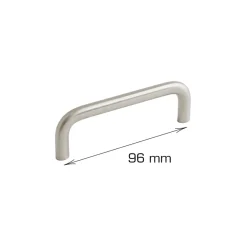 Outlet Home it Håndtak U-form stål 96 mm - 2 stk.