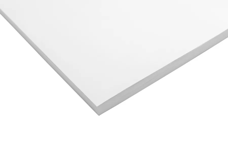 New Snapwall Hobbyplate hvit 18 x 600 x 2400 mm