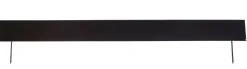 New HORTUS bedkant svart med jordspyd L:110 cm