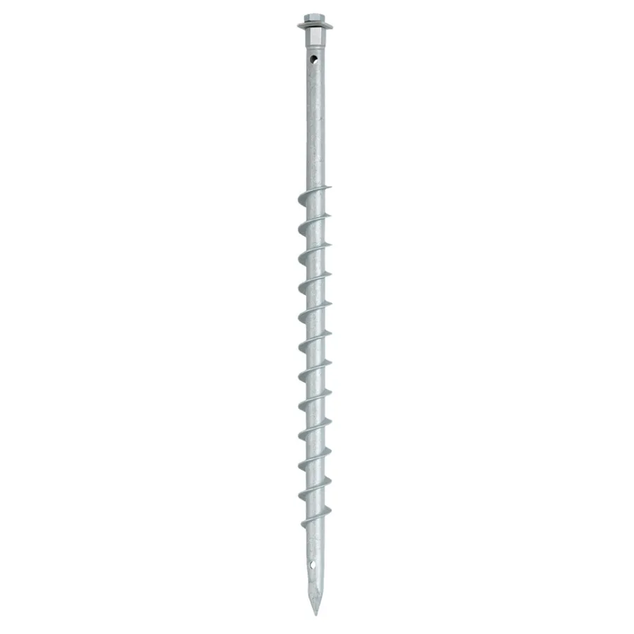 Sale HORTUS jordskrue i galvanisert stål Ø25 x 750 mm