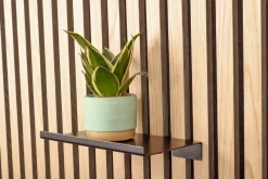 Home it Hylle til akustikkpanel 20 cm svart Matt svart