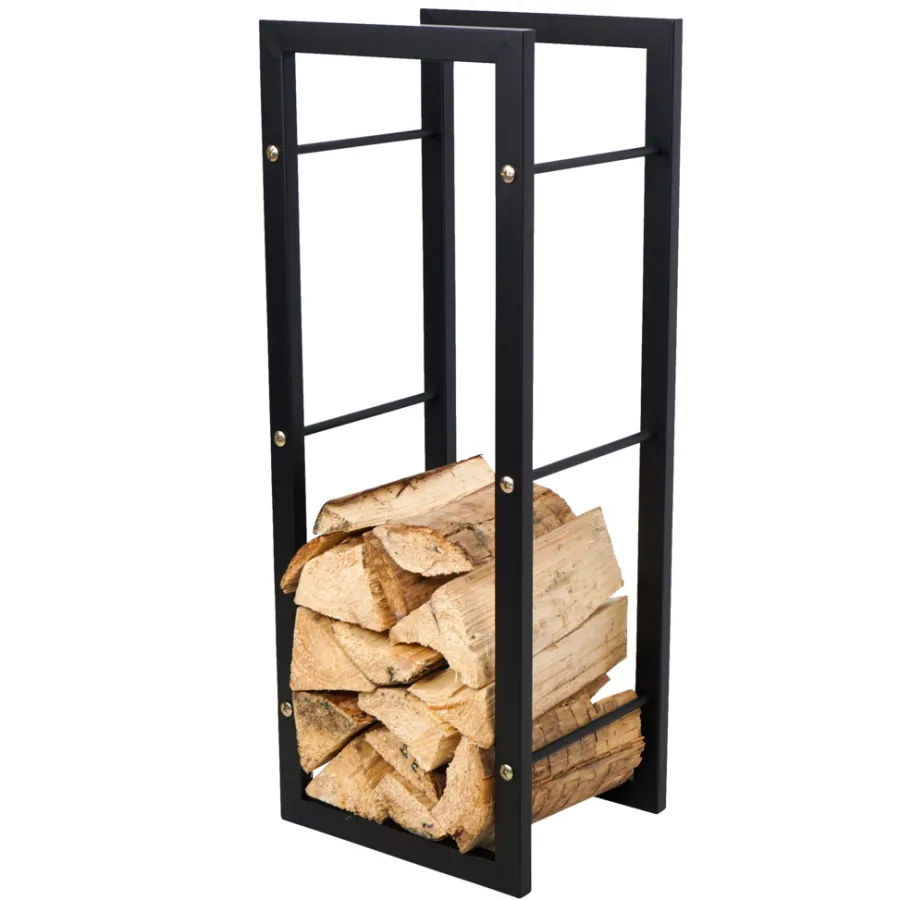 Sale Ignite Nordic vedstabler 26 x 30 x 80 cm Svart