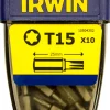 Outlet Irwin bits torx T15 - 10 stk.