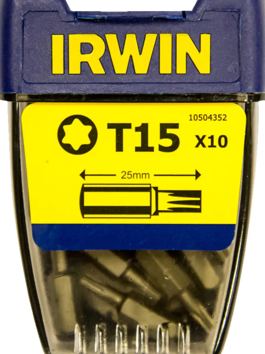 Outlet Irwin bits torx T15 - 10 stk.