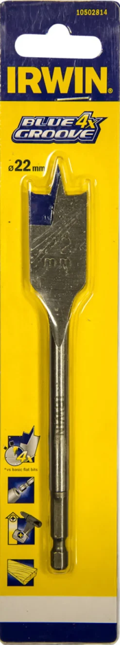 Hot Irwin flatbor 22 x 157 mm sekskantfeste