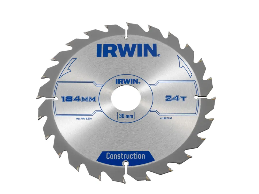 Hot Irwin sirkelsagblad 184 x 30 24T
