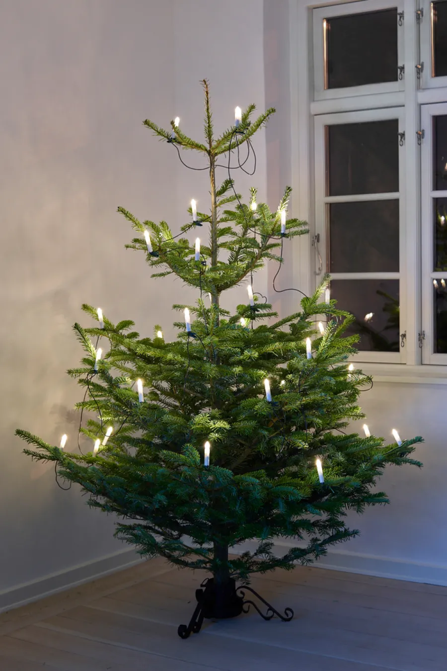 Stemning Juletrebelysning 30 LED-lys med klips