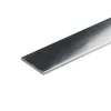 Kantlist flat sølv - 2 x 15 mm x 1 meter