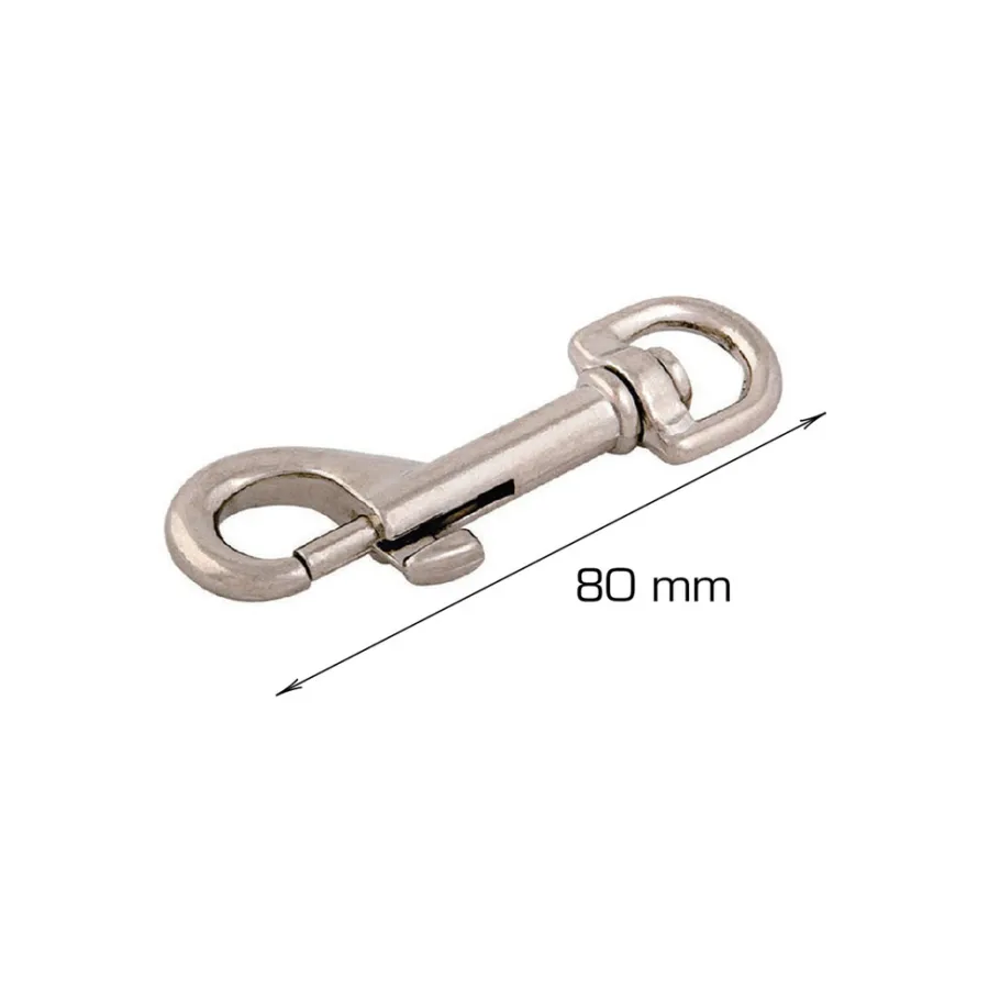Outlet Home it Karabinkrok 80 mm forniklet