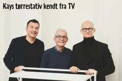 Clearance Kay vegghengt tørkestativ 100 x 61 x 68 cm - svart