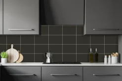 Kitchenline Kjøkkenplate 610 x 610 mm Black Vulcane