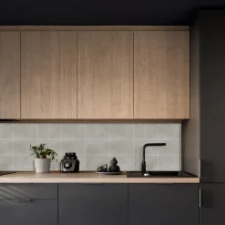 New Kitchenline Kjøkkenplate 610 x 610 mm Concrete Kerra