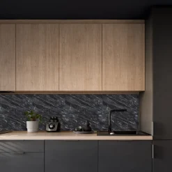 New Kitchenline Kjøkkenplate 610 x 610 mm Marmor Black