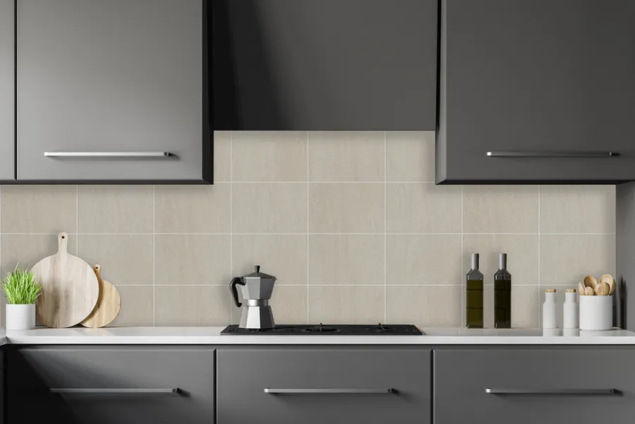 Clearance Kitchenline Kjøkkenplate 610 x 610 mm Sandstone Kerra