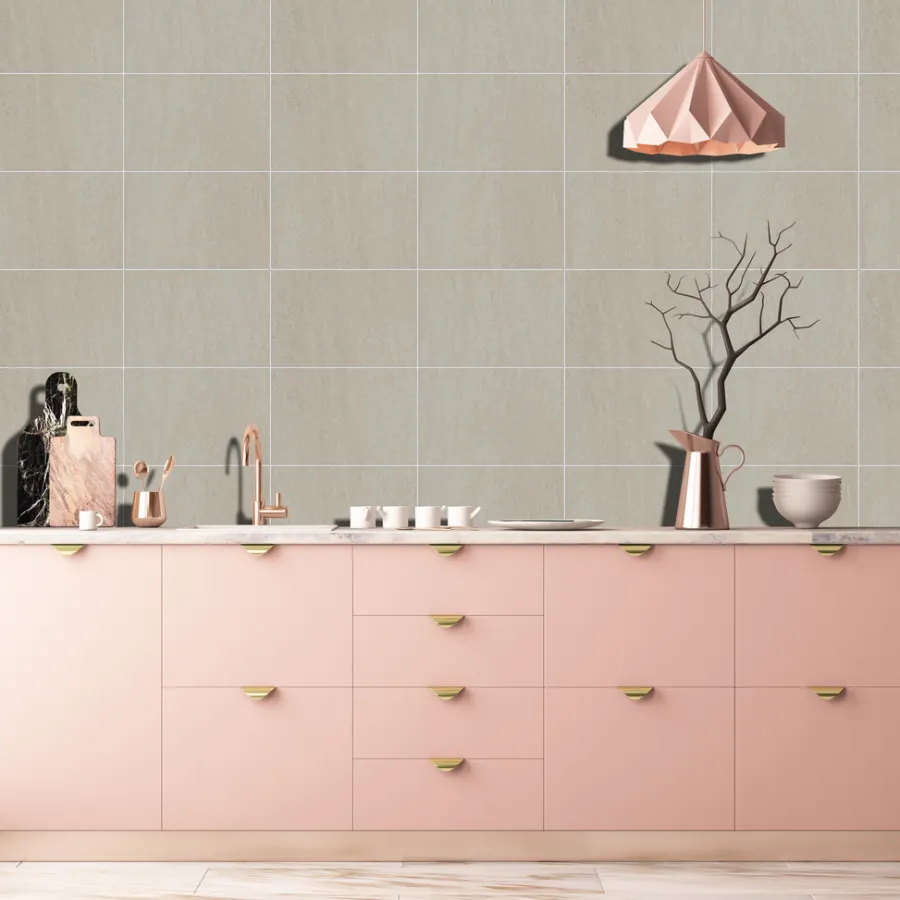 Clearance Kitchenline Kjøkkenplate 610 x 610 mm Sandstone Kerra