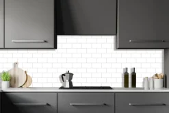 Sale Kitchenline Kjøkkenplate 610 x 610 mm White Brick