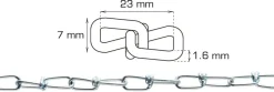 Sale Home it Kjetting Ø1,6 mm x 2 meter