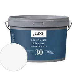 Discount Luxi Kjøkken & Bad 30 veggmaling 2,25 liter - Hvit