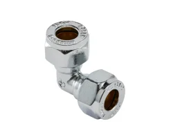 New Klemring albue 10 mm Krom