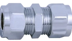 Clearance Klemringskobling rett 15 mm Krom