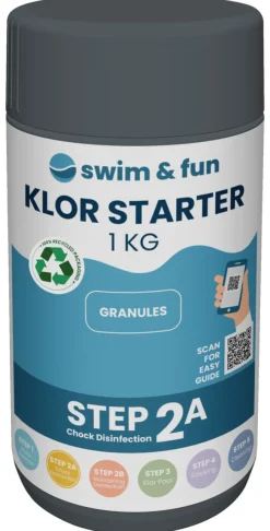 Outlet Swim & Fun Klor Starter hurtigklor 1 kg -