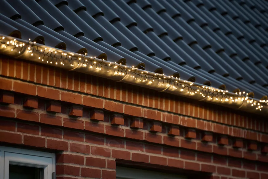 Stemning Klyngelys lyskjede 384 LED-pærer 8 meter