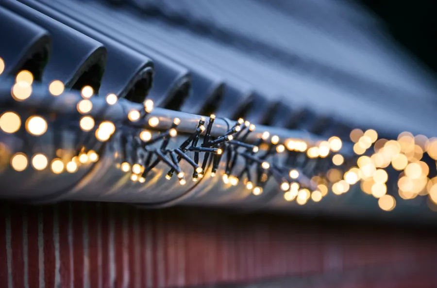 Sale Stemning Klyngelys lyskjede 192 LED-pærer 4 meter