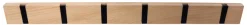 Clearance Home it Knaggrekke flex lys eik 6 knagger 60 cm