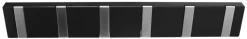 Hot Home it Knaggrekke flex svart med 6 knagger 48,4 cm