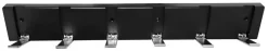 Hot Home it Knaggrekke flex svart med 6 knagger 48,4 cm