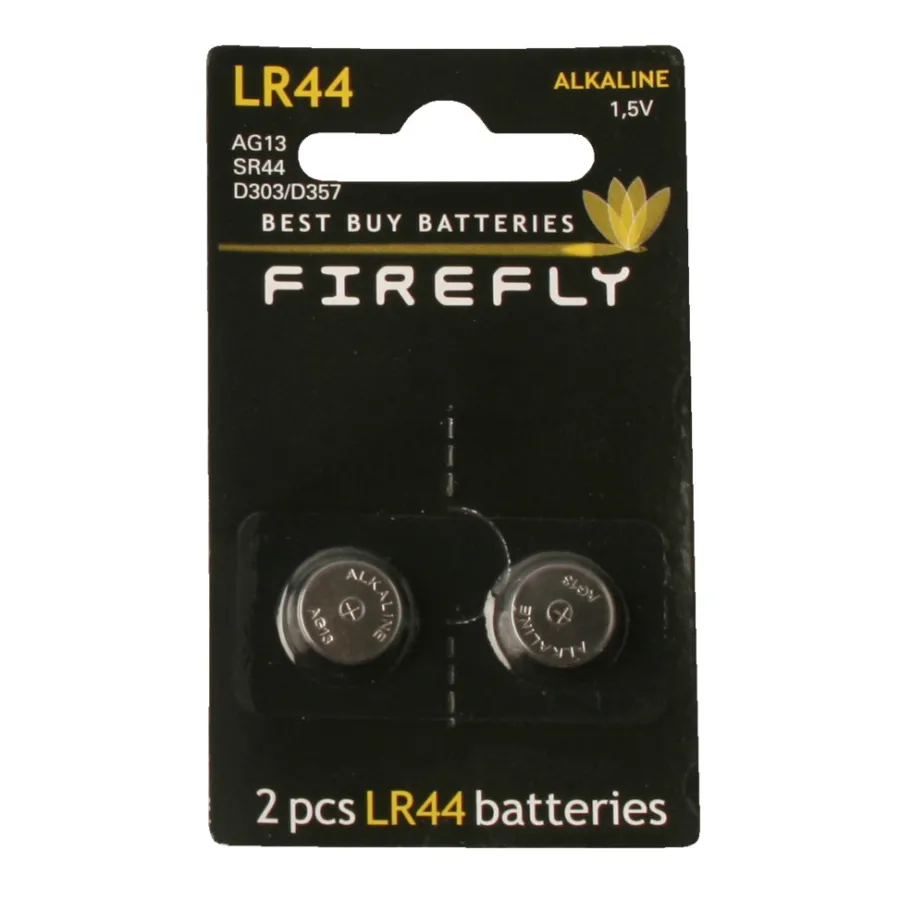 Online Firefly Knappcellebatteri LR44 2 stk.