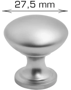 Outlet Home it Knott matt krom 27,5 mm