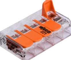 Hot Koblingsklemme 4 mm² - 5-pk.