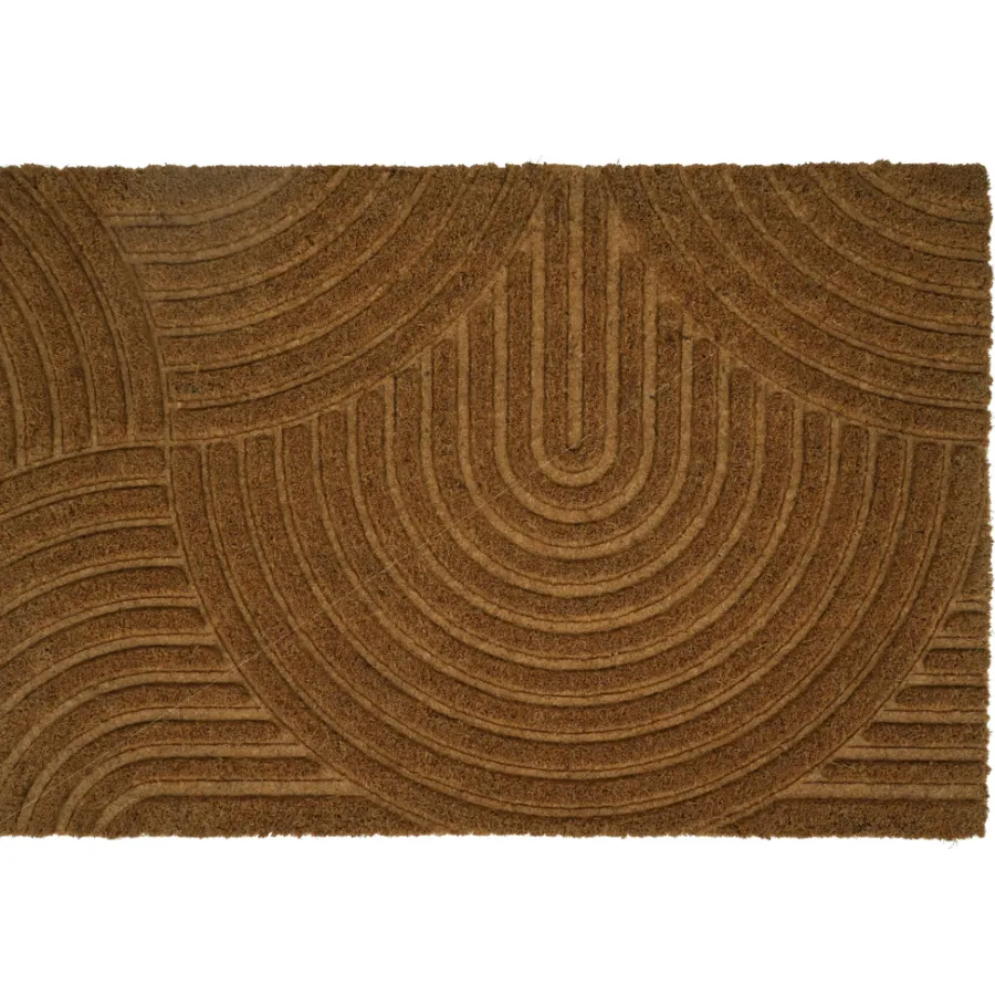 Outlet Kokosmatte m/mønster 40 x 60 cm Brun