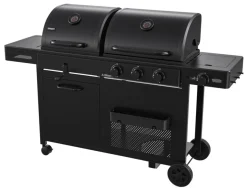 Outlet Grillexpert Kombigrill til gass og kull - ® Svart