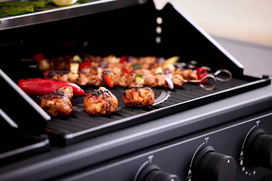 Outlet Grillexpert Kombigrill til gass og kull - ® Svart