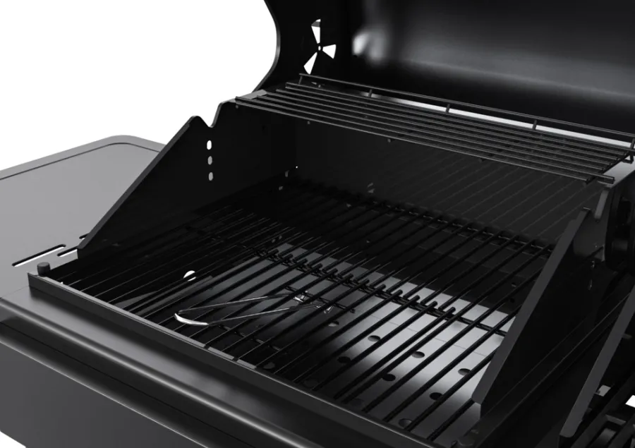 Outlet Grillexpert Kombigrill til gass og kull - ® Svart