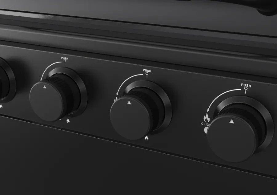 Outlet Grillexpert Kombigrill til gass og kull - ® Svart