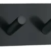 Discount Beslagsboden Kroklist m/4 kroker selvklebende - matt svart