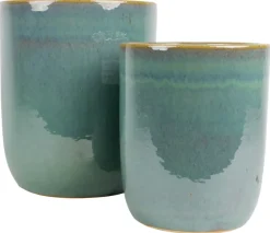 Clearance Scan-Pot Krukkesett Gail Ø26,5/Ø33 cm 2 stk. Grønn