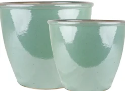 Sale Scan-Pot Krukkesett Thia 2 stk. Ø31,5/25,5 cm Grønn