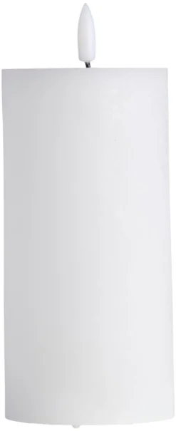Best DAY Kubbelys med 3D LED-flamme H15 cm