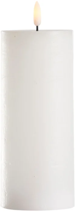 Best DAY Kubbelys med 3D LED-flamme H15 cm