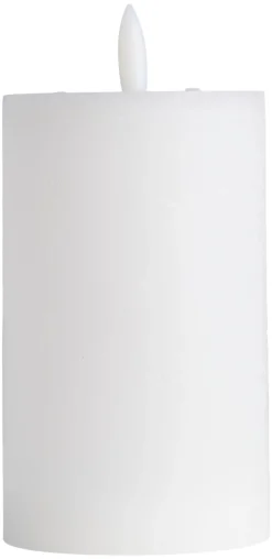 Discount DAY Kubbelys med 3D LED-flamme H12,5 cm
