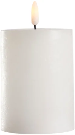 Sale DAY Kubbelys med 3D LED-flamme H10 cm